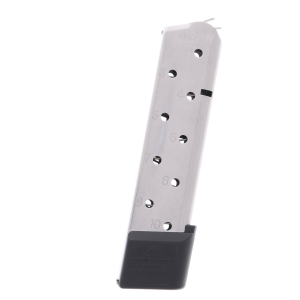  Products 1911 Power Mag .45 ACP 10-Round Stainless Steel Magazine Ammo