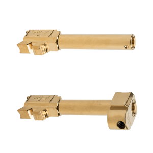 Zaffiri Precision Threadless Compensator for Glock 43 / 43X - Gold TiN