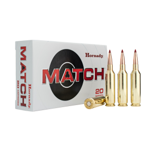 Hornady Match .22 Creedmoor Ammo 80gr ELD 20 Rounds nady Match .22 Creedmoor 80gr ELD 20 Rounds Ammo