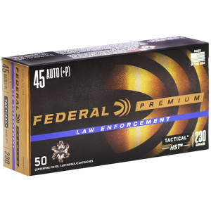eral Premium LE Tactical HST .45 ACP 230gr JHP 50 Rounds Ammo