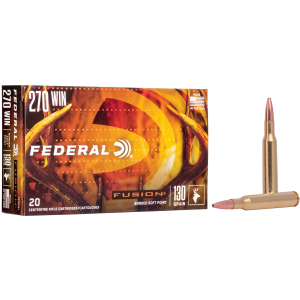 eral Fusion .270 Winchester 130gr SP 20 Rounds Ammo