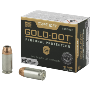 er Gold Dot G2 .45 ACP 230gr HP 20 Rounds Ammo