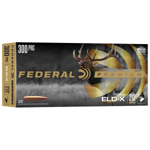 Federal Premium .300 PRC Ammo 212gr ELD-X 20 Rounds eral Premium .300 PRC 212gr ELD-X 20 Rounds Ammo