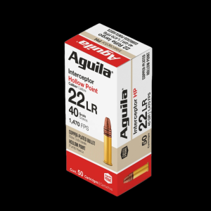 ila Interceptor .22 LR 40gr HP 50 Rounds Ammo