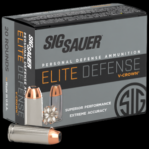  Sauer Elite V-Crown 10MM Auto 200gr JHP 20 Rounds Ammo