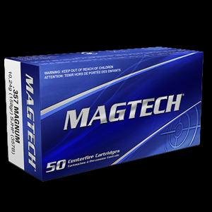 Magtech Range .357 Magnum Ammo 158gr SJHP 50 Rounds tech Range .357 Magnum 158gr SJHP 50 Rounds Ammo