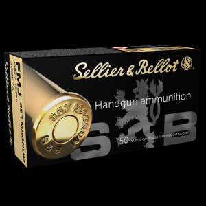 Sellier & Bellot .357 Magnum Ammo 158gr FMJ 50 Rounds lier & Bellot .357 Magnum 158gr FMJ 50 Rounds Ammo