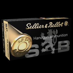 Sellier & Bellot .38 Special Ammo 158gr SP 50 Rounds lier & Bellot .38 Special 158gr SP 50 Rounds Ammo