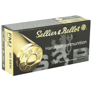 lier & Bellot .40 S&W 180gr FMJ 50 Rounds Ammo