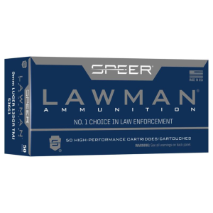 Speer Lawman 9mm Luger Ammo 135gr TMJ 50 Rounds - GunMag Warehouse