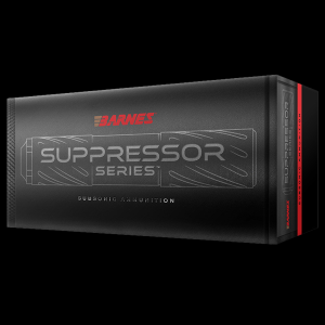 Barnes Suppressor Series 9mm Luger Subsonic Ammo 147gr Sierra JHP 20 Rounds nes Suppressor Series 9mm Luger Subsonic 147gr Sierra JHP 20 Rounds Ammo
