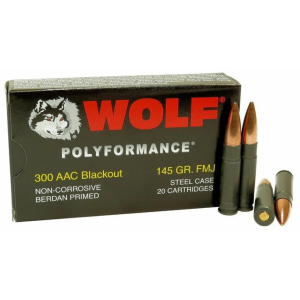 f PolyFormance .300 Blackout 145gr FMJ 20 Rounds Ammo