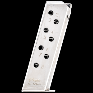 ther PPK/S .32 ACP 8-Round Flush-Fit Nickel Magazine Ammo