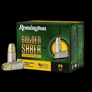 ington Golden Saber Defense 9mm Luger P 124gr BJHP 20 Rounds Ammo