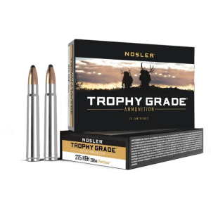 ler Trophy Grade .375 H&H Magnum 260gr Nosler Partition 20 Rounds Ammo