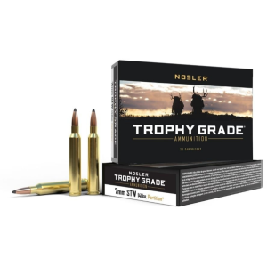 Nosler Trophy Grade 7mm STW Ammo 140gr Nosler Partition 20 Rounds ler Trophy Grade 7mm STW 140gr Nosler Partition 20 Rounds Ammo