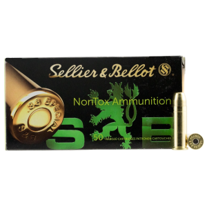 Sellier & Bellot Non-Toxic .38 Special Ammo 158gr TFMJ 50 Rounds lier & Bellot Non-Toxic .38 Special 158gr TFMJ 50 Rounds Ammo
