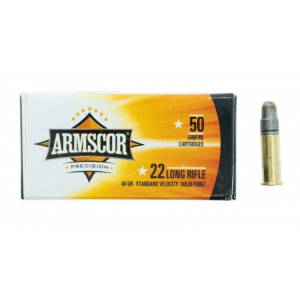 Armscor .22LR Ammo 40gr Soft Point 50 Rounds