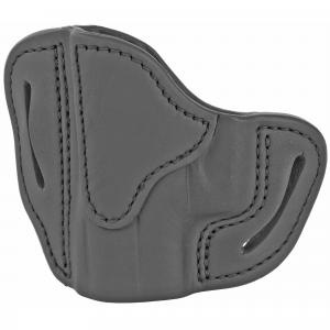 1791 Leather OWB Left-Handed Belt Holster - Stealth Black