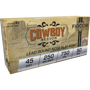 cchi Cowboy Action .45 Long Colt 250gr LRNFP 50 Rounds Ammo