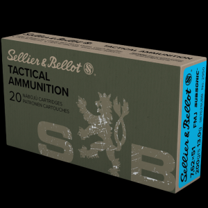 lier & Bellot Subsonic 7.62x51mm NATO 200gr FMJ 20 Rounds Ammo