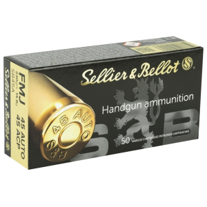 lier & Bellot .45 ACP 230gr FMJ 50 Rounds Ammo