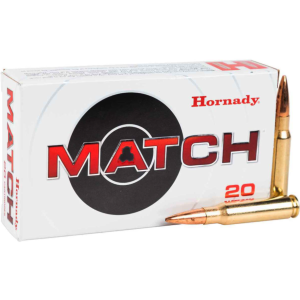 Hornady Match 308 Winchester Ammo 178gr BTHP 20 Rounds