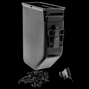 FN M249S 200 Round Plastic Standard Issue Ammo Box with 500 M27 Links