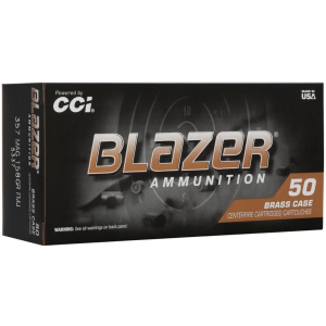 CCI Blazer Brass .357 Magnum Ammo 158gr FMJ 50 Rounds Blazer Brass .357 Magnum 158gr FMJ 50 Rounds Ammo