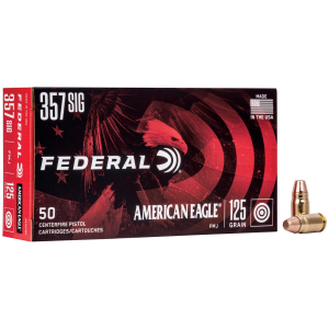 Federal American Eagle .357 SIG Ammo 125gr 50 Rounds eral American Eagle .357 SIG 125gr 50 Rounds Ammo