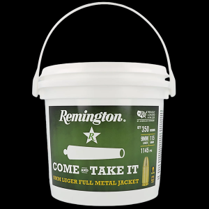 ington UMC 9mm Luger 115gr FMJ 350 Round CATI Bucket Ammo