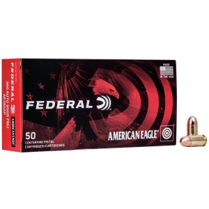 eral American Eagle .380 ACP 95gr FMJ 50 Rounds Ammo