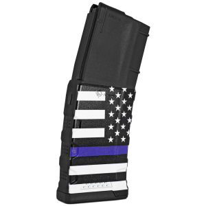 sion First Tactical EXD AR-15 .223 / 5.56 30-Round Blue Line American Flag Magazine Ammo