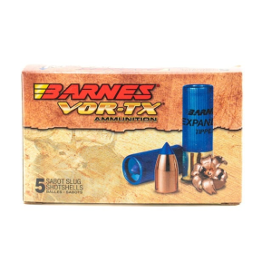 nes VOR-TX Expander Tipped 2.75 12 Gauge 438gr Sabot Slug 5 Shells Ammo
