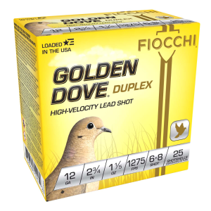 cchi Golden Dove 2 3/4 12 Gauge 1 1/5oz #6 And #8 Shot 25 Rounds Ammo