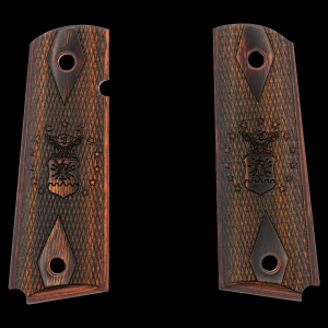 Kimber Air Force Engraved Insignia Rosewood Grips for Full Sized 1911 Pistols
