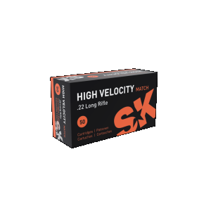 SK Ammunition High Velocity Match .22 LR Ammo 40gr LRN 50 Rounds Ammunition High Velocity Match .22 LR 40gr LRN 50 Rounds Ammo