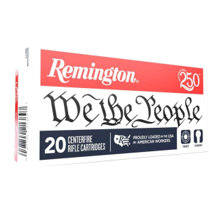 Remington We The People .22-250 Remington Ammo 55gr PSP 20 Rounds ington We The People .22-250 Remington 55gr PSP 20 Rounds Ammo