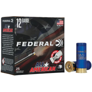 Federal All-American 2.75 12 Gauge Ammo 1 1/8oz #7.5 Shot 1200 FPS 20 Shells eral All-American 2.75 12 Gauge 1 1/8oz #7.5 Shot 1200 FPS 20 Shells Ammo