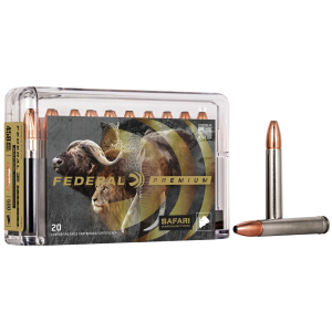 Federal Premium Safari Cape-Shok .458 Win Mag Ammo 500gr Swift A-Frame 20 Rounds - 