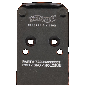 C&H Precision V4 MIL/LEO Trijicon RMR / Holosun Optics Mounting Plate for Walther PDP 1.0