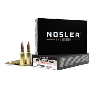 Nosler Match-Grade 6.5 Grendel 123gr HPBT 20 Rounds