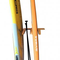 Paddleboard Rack &verbar; Surfboard Rack &verbar; Vertical Wall-Mounted Indoor SUP Storage