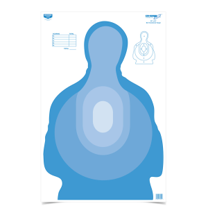 BIRCHWOOD CASEY Eze-Scorer 23x35in Transitional Blue Targets, 100-Pack (37024)