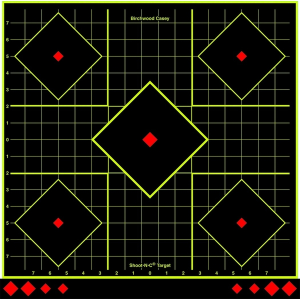 BIRCHWOOD CASEY Shoot-N-C 17.75in Sight-In 5 Targets, 85 Pasters (34175)