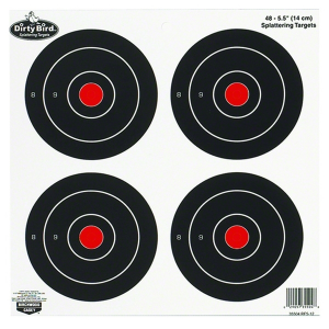 BIRCHWOOD CASEY Dirty Bird 6in Bull's-Eye 12 Targets (35504)