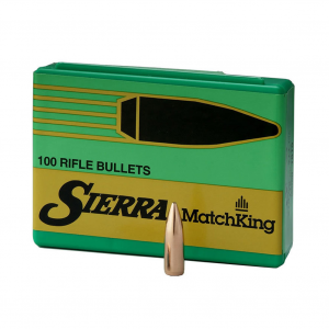 SIERRA MatchKing 30 Caliber/7.62mm 175Gr HPBT 100/Box Rifle Bullets (2275)