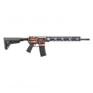 RUGER AR-556 MPR 5.56x45mm NATO 18in 30+1rd American Flag Cerakote Rifle (8538)