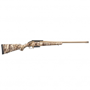 RUGER American 243 Winchester 22in 3rd Go Wild Camo Synthetic Stock Cerakote Bronze Bolt-Action Rifle (26924)