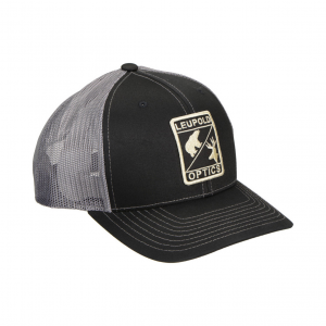 LEUPOLD Wildlife Black/Charcoal Trucker Hat (170580)